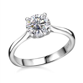 Moissanit Solitär Ring - 0,99 ct.