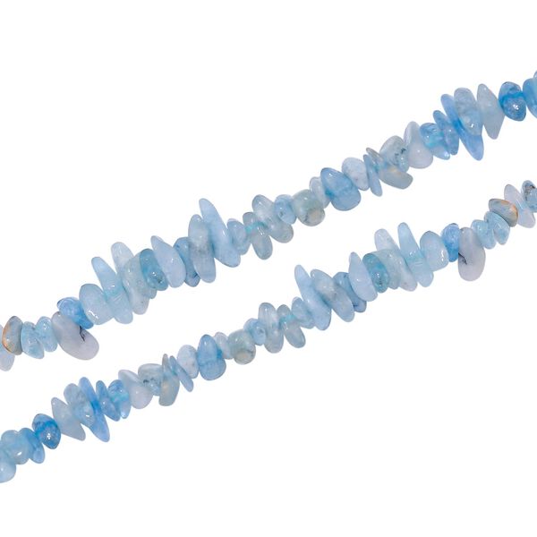 Aquamarin Perlen-Halskette, 86 cm - 175 ct. image number 4