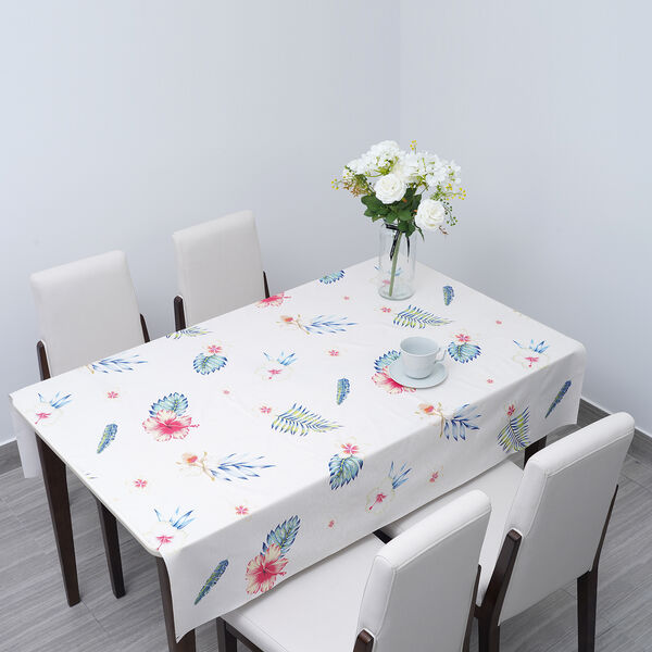 Wasserdichte PVC Tischdecke, Blattmuster image number 2