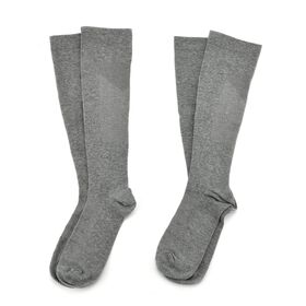 LIVMORE 2er-Set Infrarot-Kompressionssocken, Größe S, Grau