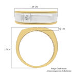 Diamant Ring 925 Silber Bicolor image number 5