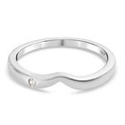 Diamant Ring 925 Silber platiniert (Größe 16.00)