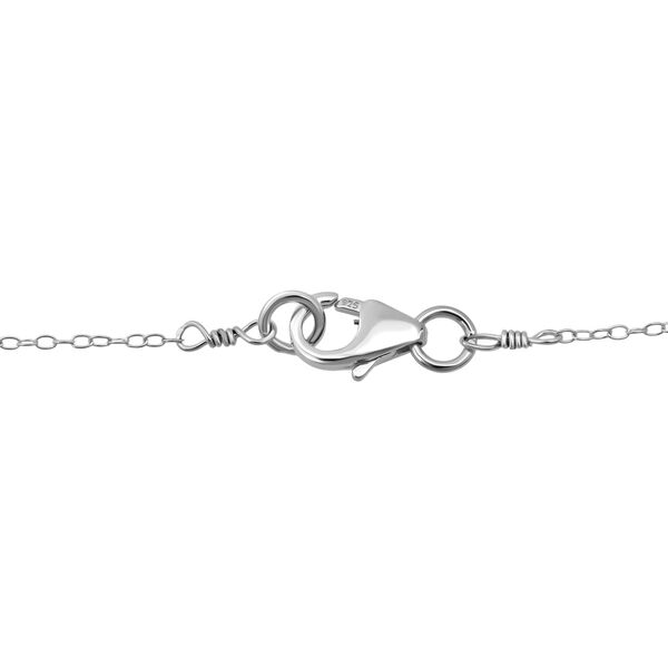 Mehrfarbig Saphir Halskette ca. 50 cm 925 Silber ca. 6,00 ct. image number 4