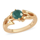 Grandidierit Ring 925 Silber vergoldet  ca. 0,88 ct image number 3