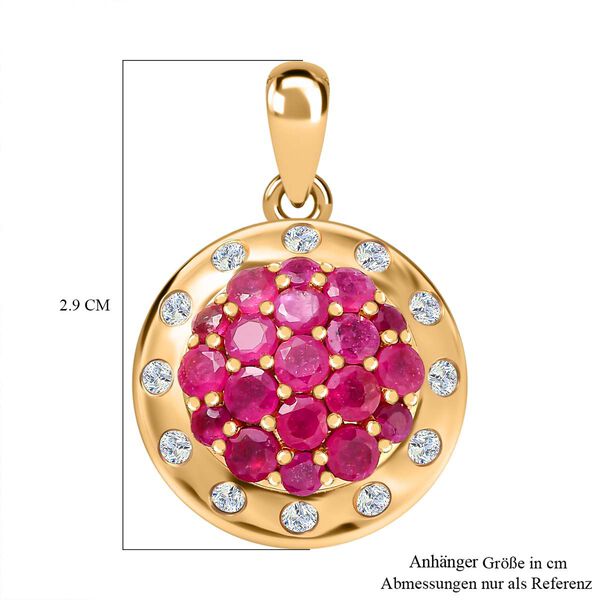 Afrikanischer Rubin und Zirkon-Anh&auml;nger- 3,05 ct. image number 6