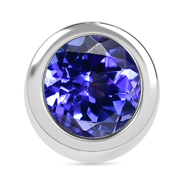 RHAPSODY AAAA Rundschliff Tansanit Anh&auml;nger in 950 Platin - 1 ct.