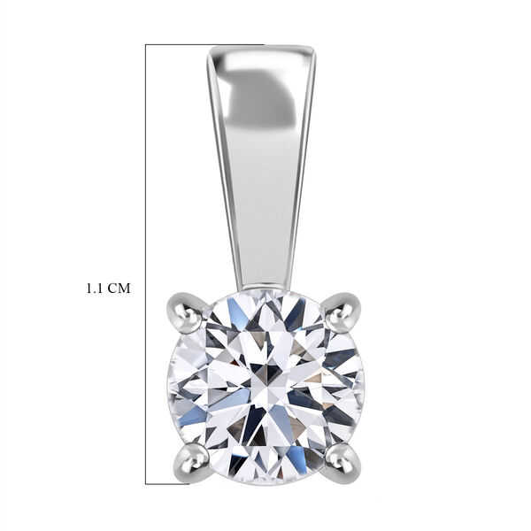 LUXORO IGI zertifizierter SI GH Labor Diamant Anh&auml;nger in 	585 Wei&szlig;gold - 0,50 ct. image number 6