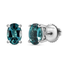 RHAPSODY AAAA Lagunen Turmalin Ohrringe in 950 Platin - 1,63 ct.