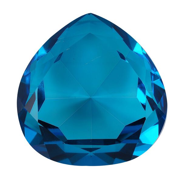 The 5th Season - Kristallherz in Geschenkbox, Topasfarben