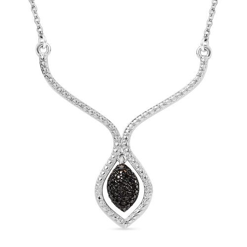 Halskette mit Champagner Diamantakzenten, 45 cm image number 0