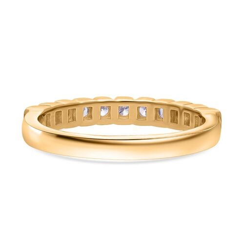 LUXURIANT DIAMOND- SI Labor Diamant Ring, 925 Silber 750 Gelbgold Vermeil- 0,28 ct. image number 5