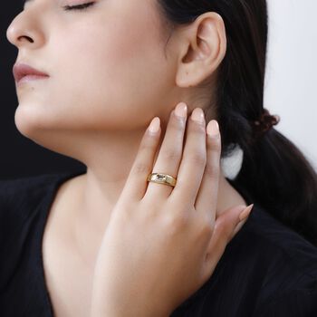 Nat&uuml;rlicher, goldener Tansanit-Ring - 0,51 ct.