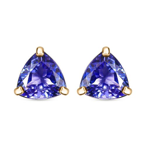 AAA Tansanit Ohrringe in 585 Gold - 1,70 ct. image number 0