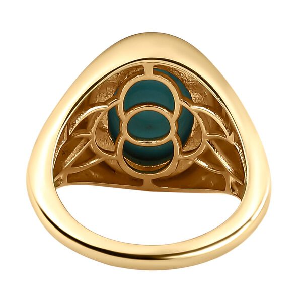Amerikanischer, natürlicher Sleeping Beauty Türkis-Ring - 5,26 ct. image number 6