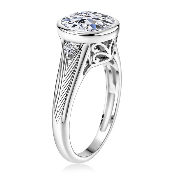 LUXURIANT DIAMOND - Lab Grown Diamant SI-GH Ring 925 Silber Rhodiniert (Gr&ouml;&szlig;e 17.00) ca. 3,11 ct image number 4