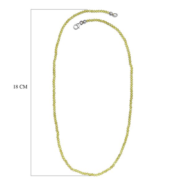 Peridot Halskette, 45 cm - 33,95 ct. image number 6