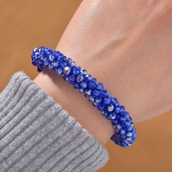 Flexibles, blaues Magie Farbe Kristall-Armband