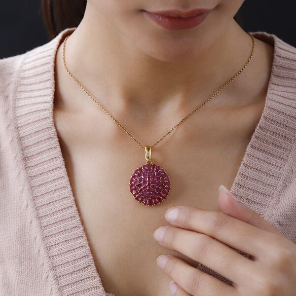 Afrikanischer Rubin-Anh&auml;nger - 13,29 ct. image number 2