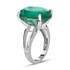 Smaragd Triplett Quarz Ring - 12,76 ct. image number 4