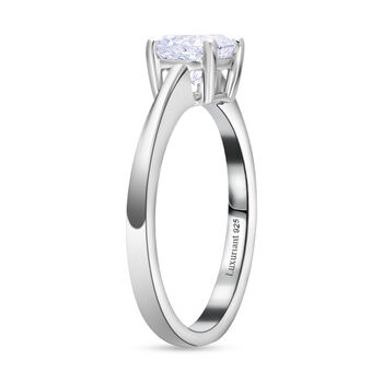 LUXURIANT SGL zertifizierter VS-GH Labor Kissenschliff Diamant Ring - 1 ct.