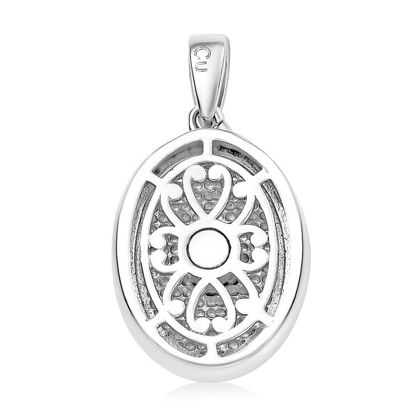 Sleeping Beauty Matrix Türkis Anhänger 950 Kupfer ca. 8,00 ct. image number 4