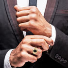 Elite Shungit Ring Messing IP-Gold  ca. 3,19 ct image number 2