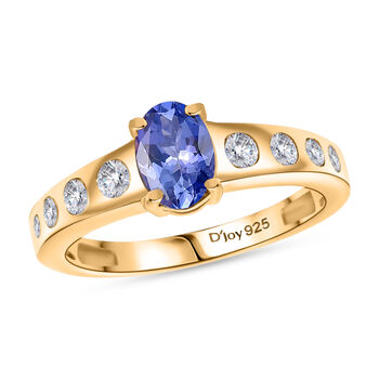 D'Joy Tansanit und Zirkon Ring - 1,17 ct.