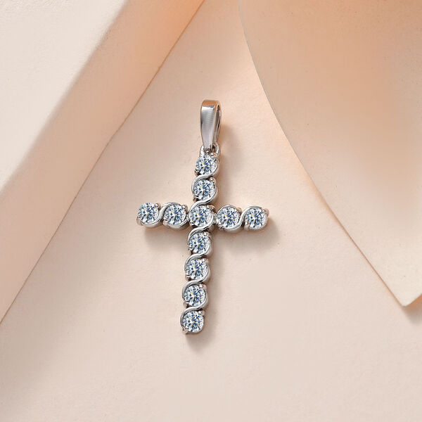 Moissanit Anhänger - 0,77 ct. image number 2