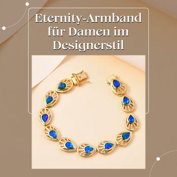 Pfau Quarz Triplett Armband