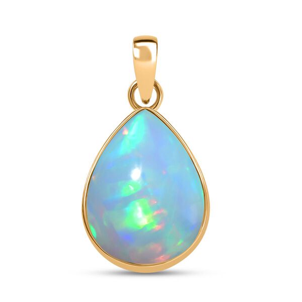 AAA Natürlicher, äthiopischer Welo Opal Anhänger in 585 Gold - 5,10 ct. image number 0