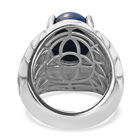Lapislazuli Ring Messing platiniert  ca. 6,39 ct image number 5