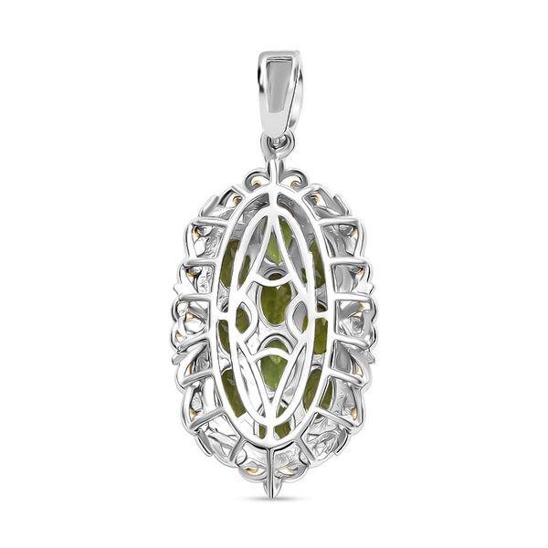 Natürlicher Peridot Anhänger Messing ca. 4.88 ct image number 4