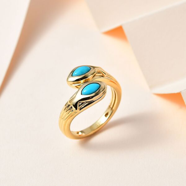 Sleeping Beauty T&uuml;rkis Ring - 0,53 ct. image number 2