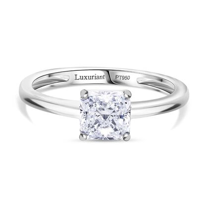 LUXURIANT DIAMOND - Lab Grown Diamant VS-EF IGI zertifiziert Ring 950 Platin (Gr&ouml;&szlig;e 19.00) ca. 1.00 ct