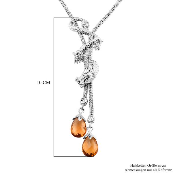 Royal Bali Kollektion- Citrin Halskette - 12,24 ct. image number 5