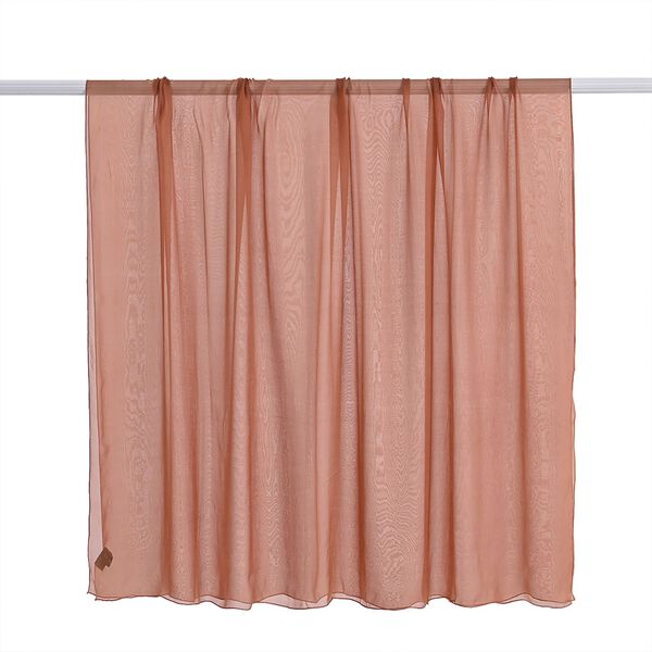  LA MAREY signature 100% silk scarf, "Silk earring  Material:silk & alloy &925 silver pin size:2.5*1.8cm color:brown" image number 7