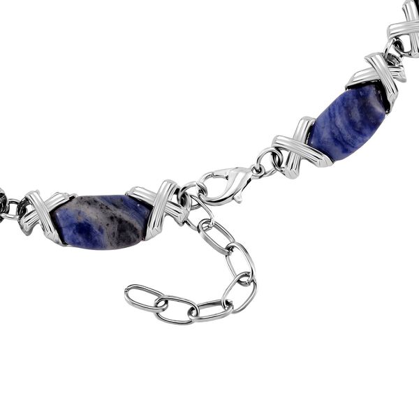 Sodalith 45+5cm Halskette - 250 ct. image number 5