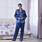 LA MAREY - Miss Collection Set: Satin Comfortw&auml;sche - M/L, Blau, 5 Stk.