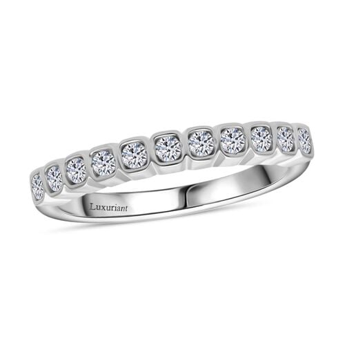 LUXURIANT DIAMOND - Lab Grown Diamant SI Ring 925 Silber rhodiniert (Größe 17.00) ca. 0.28 ct image number 3