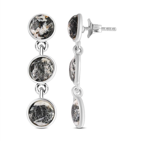 Weiße Büffel Ohrringe - 7,20 ct. image number 4