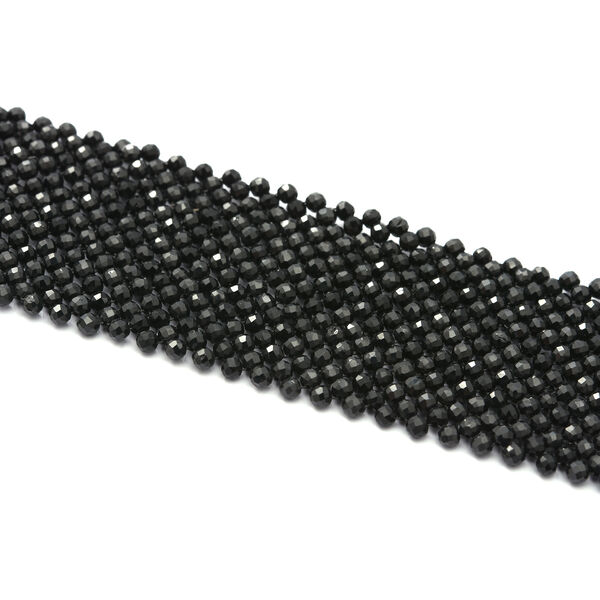 Schwarzer Spinell Armband 19 cm 925 Silber ca. 70,00 ct image number 2