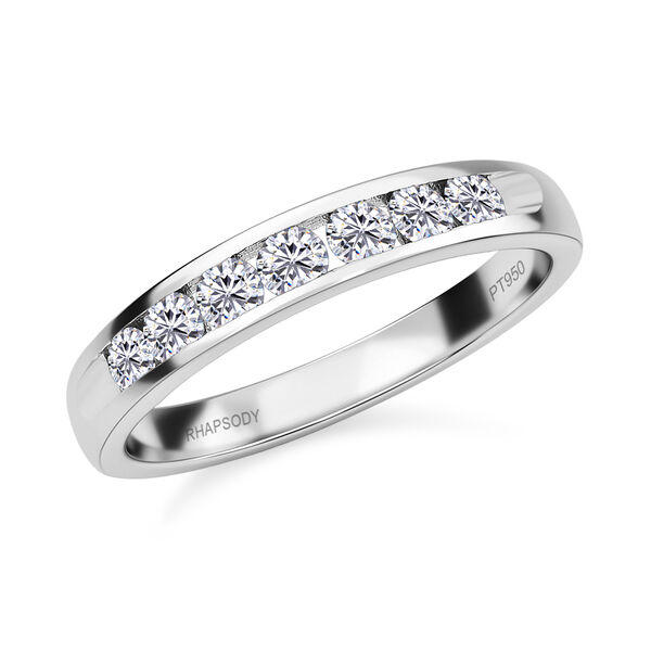 RHAPSODY - Diamant-Ring, IGI zertifiziert VS E-F, 950 Platin (Größe 17.00) ca. 0,50 ct image number 2