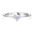 LUXURIANT DIAMOND - Lab Grown Diamant VS-EF Ring 925 Silber rhodiniert (Größe 21.00) ca. 0.50 ct