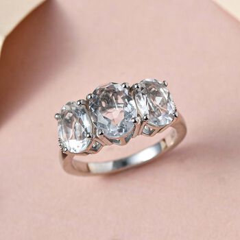 AA Hyalit Opal und Diamant Ring - 3,11 ct.