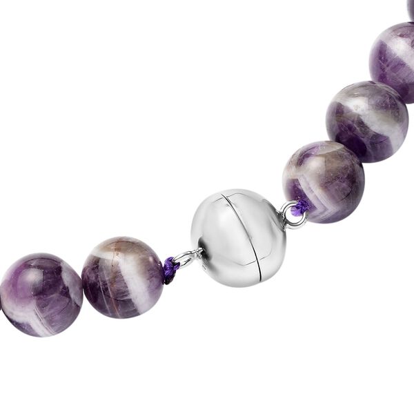 Zweifarbige Amethyst Halskette, ca. 50 cm, 925 Silber rhodiniert ca. 450.00 ct image number 4