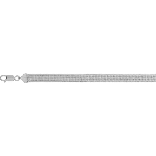 Italienisches, flaches Fischgrät-Armband, 19 cm - 8,78g image number 0