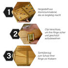 Handgefertigter Ring-Koffer, Golden image number 3