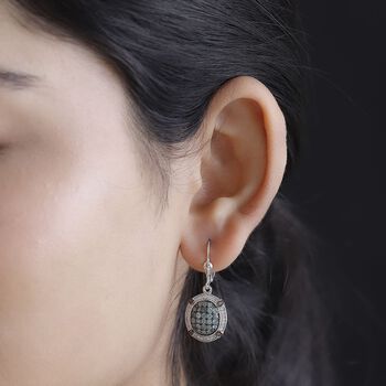 D'Joy AA Alexandrit, Kaffee und wei&szlig;e Zirkon Ohrringe - 2,54 ct.