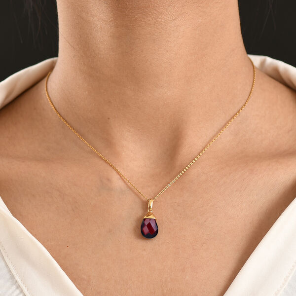 EverTrue AA Mosambik Granat Anh&auml;nger - 5 ct. image number 2