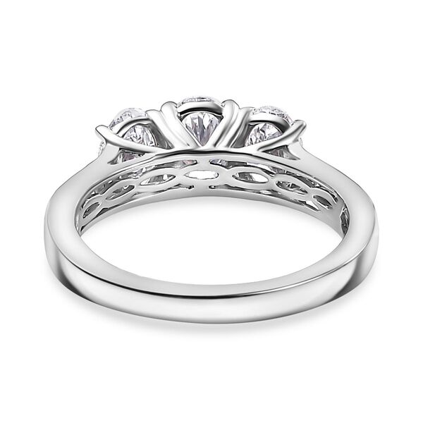 LUXURIANT SGL zertifizierter VS-EF Labor Diamant Ring in 950 Platin - 2,05 ct. image number 8